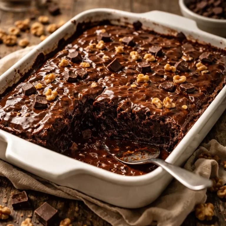 Delicious covered dish at a potluck, enjoyed by enthusiastic guests